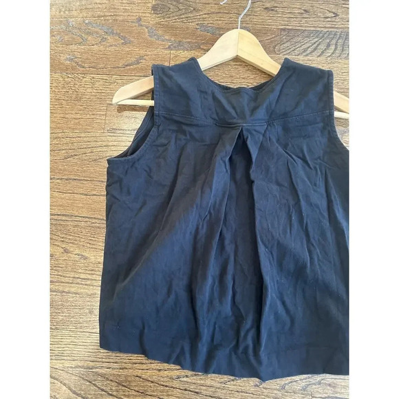 Rag Bone Women's Black Crew Neck Sleeveless Oversize tank top Size XS 1044 - Picture 8 of 9